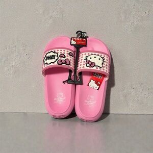 Hello Kitty Pink Kids Slide Sandals